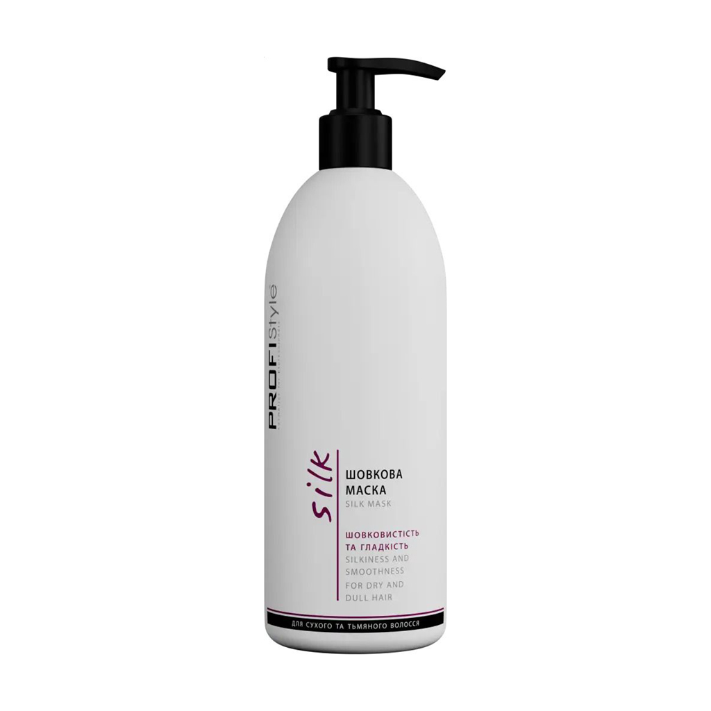 Шовкова маска Profi Style Silk Mask Шовковистість та гладкість, для сухого та тьмяного волосся, 500 мл